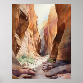 Slot Canyons Utah Paysage Art Imprimer Poster