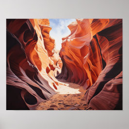 Slot Canyons Utah Paysage Art Imprimer Poster