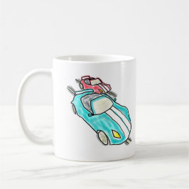 Slot Car Racing Kaffeetasse