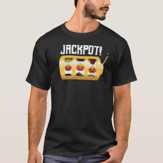 Slot Machine Casino Evil Pumpkin for Casino Lovers T-Shirt