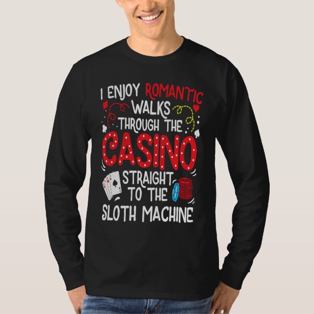 Slot Machine Gambling T-Shirt (Vorderseite)