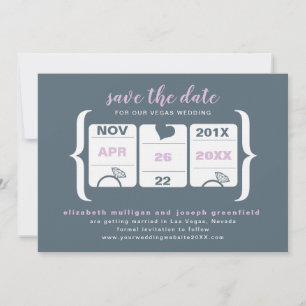 Slot Machine Hochzeit Termin bekannt geben Save The Date