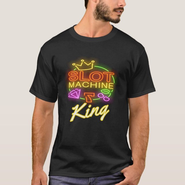 Slot machine King Casino  Gambling T-Shirt (Vorderseite)