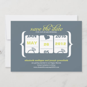 Slot Machine Save the Date - Hochzeit