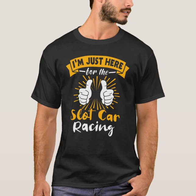 Slot Racing Controller Race Track Slot Car T-Shirt (Vorderseite)