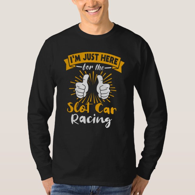 Slot Racing Controller Race Track Slot Car T-Shirt (Vorderseite)