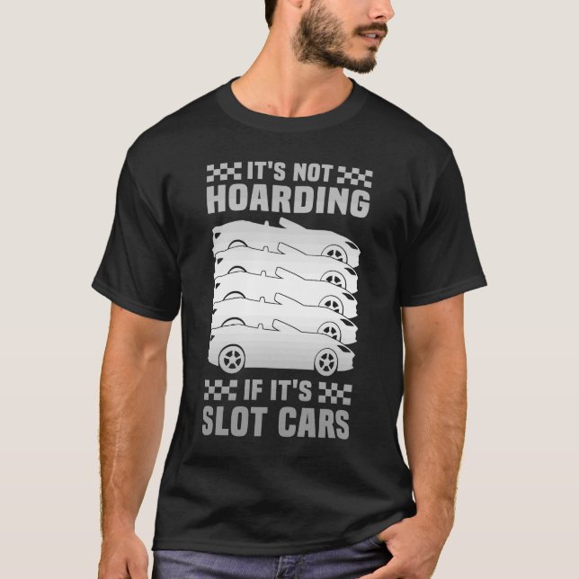 Slotcar Collector & Slot Car Racing T-Shirt (Vorderseite)