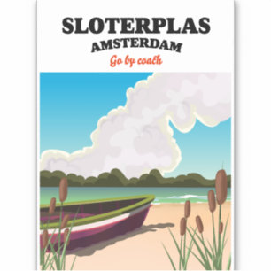 Sloterplas Amsterdam Aufkleber