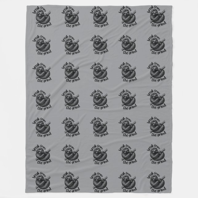 Sloth 2 BFTG Fleecedecke (Vorderseite)