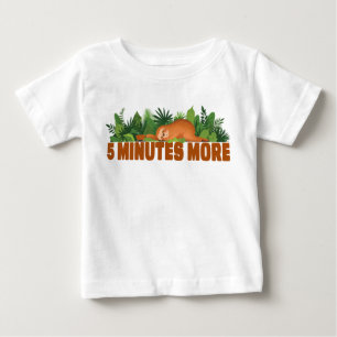 Sloth 5 weitere Minuten Funny Napping Niedlich Baby T-shirt
