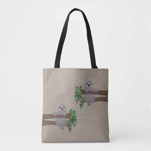 Sloth Allover Tasche (Vorderseite)