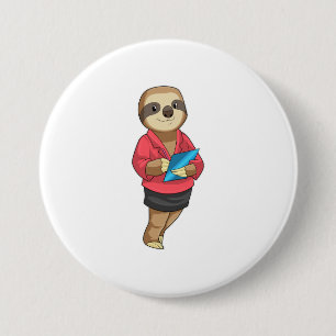 Sloth als Secretary mit Notepad Button