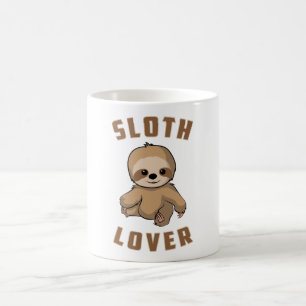 Sloth Animal Lazy Sloths Tired Sleeping Funny Gift Kaffeetasse