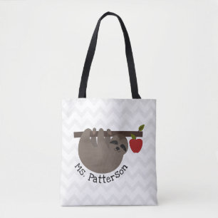 Sloth-Apfelbaum-Zickzack Lehrer Tasche