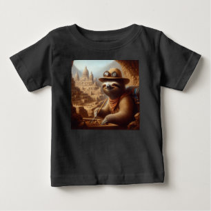Sloth Archeologist Baby T-shirt