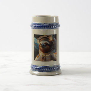 Sloth Astronaut Bierglas