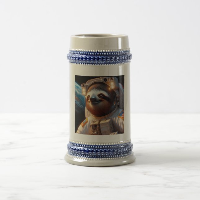 Sloth Astronaut Bierglas (Mittel)