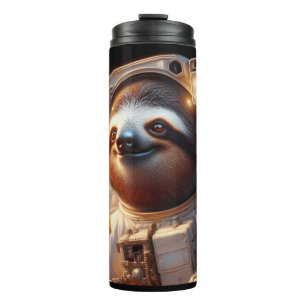 Sloth Astronaut Thermosbecher