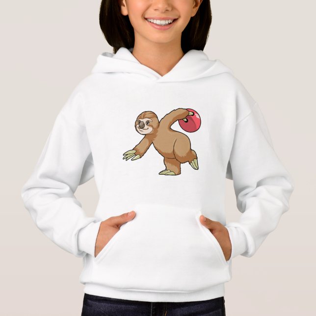 Sloth at Bowling avec Bowling ball (Devant)