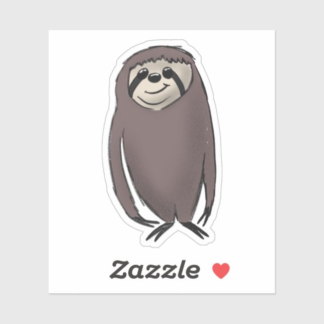 Sloth Aufkleber (Blatt)