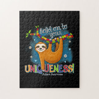 Sloth Autism Awareness hält an Ihrer Einzigartigke