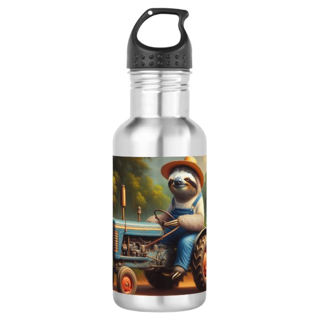 Sloth Bauer Edelstahlflasche (Vorderseite)