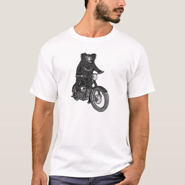 Sloth betreffen Motorrad-T - Shirt (Vorderseite)
