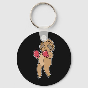 Sloth Boxing Schlüsselanhänger