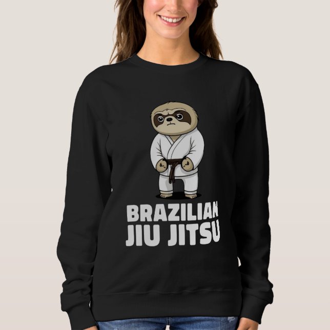 Sloth Brazilian Jiu Jitsu and Grappling Sweatshirt (Vorderseite)