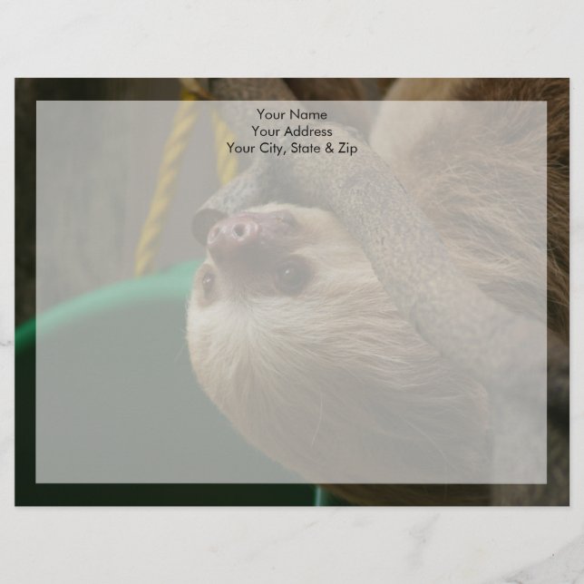 Sloth Briefkopf (Vorderseite)