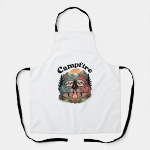 Sloth Camping Team Offizielles Lagerfeuer Schürze