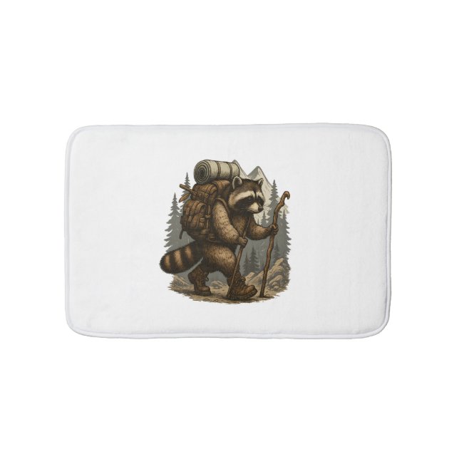 Sloth Camping Wandern Badematte (Vorderseite)