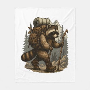 Sloth Camping Wandern Fleecedecke