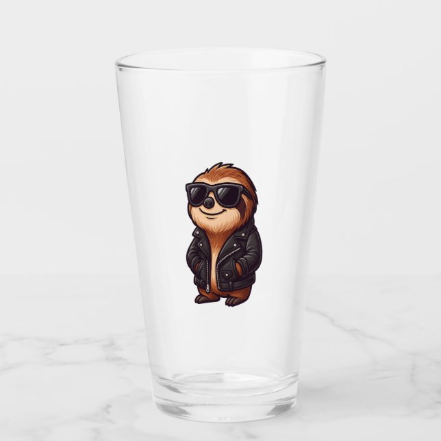 Sloth Chill Mood Glas (Vorderseite)