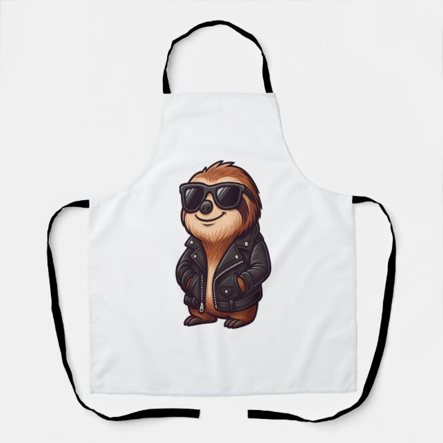 Sloth Chill Mood Schürze (Vorderseite)