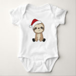 Sloth Christmas Snow Winter Animals Sloths Baby Bo Baby Strampler<br><div class="desc">Der Lustschwung mit sanfter Beleuchtung. Hübsche Tiere mit Geschenken und Schnee zu den Ferien. Auch lustig für Weihnachten im Juli. Fehler sind süße Tiere und perfekt zu Weihnachten.</div>