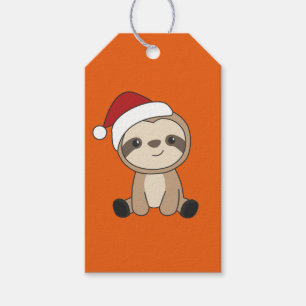 Sloth Christmas Snow Winter Animals Sloths Gift Ta Geschenkanhänger