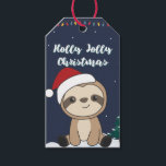 Sloth Christmas Snow Winter Animals Sloths Gift Ta Geschenkanhänger<br><div class="desc">Der Faultier für Weihnachten mit Lichtern aus Märchen. Hübsche Tiere mit Geschenken und Schnee für den Urlaub. Auch lustig für Weihnachten im Juli. Slots sind niedliche Tiere und perfekt zu Weihnachten.</div>