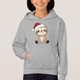 Sloth Christmas Snow Winter Animals Sloths Hoodie