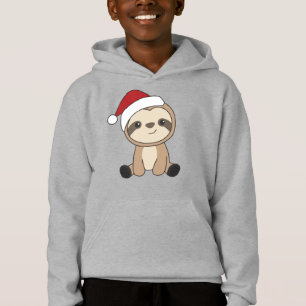 Sloth Christmas Snow Winter Animals Sloths Hoodie