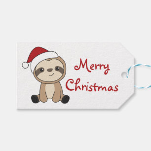Sloth Christmas Snow Winter Animals Sloths Trucker Geschenkanhänger
