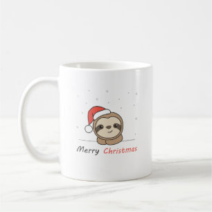 Sloth Christmas Snow Winter Animals Slots Kaffeetasse