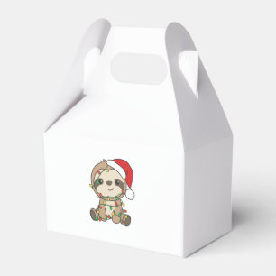 Sloth Christmas Winter Animals Sloths Geschenkschachtel