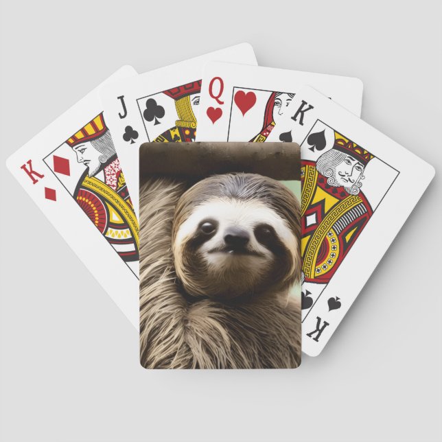 Sloth Classic Playing Cards Spielkarten (Rückseite)