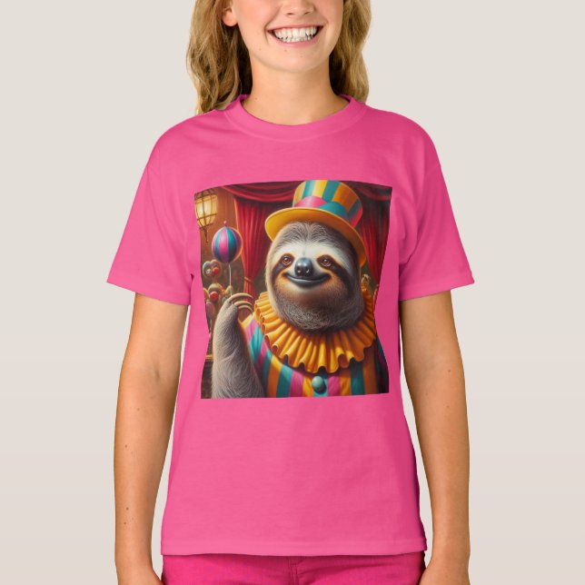 Sloth Clown T-Shirt (Vorderseite)