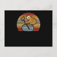 Sloth Curling Team Funny Ice Winter Sports Animal