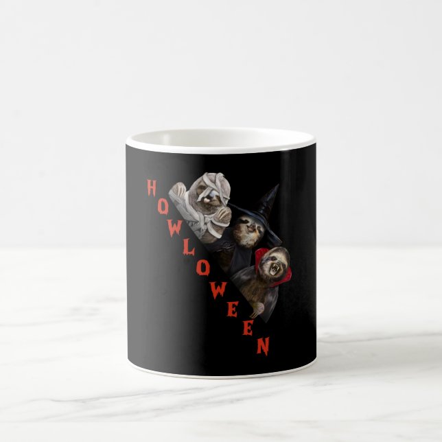 Sloth Custom Happy Halloween Shirt Sloth Graphic Kaffeetasse (Mittel)