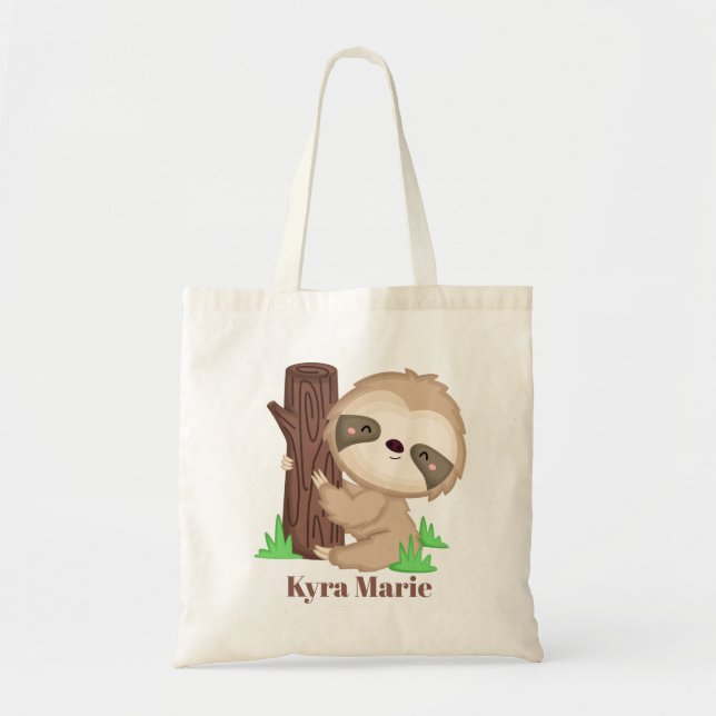 Sloth Cute Tragetasche (Vorne)