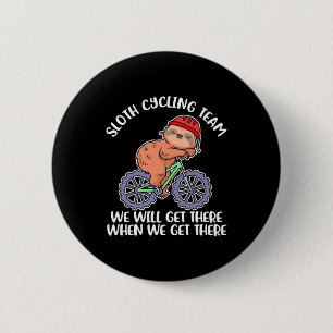 Sloth Cycling Team Button