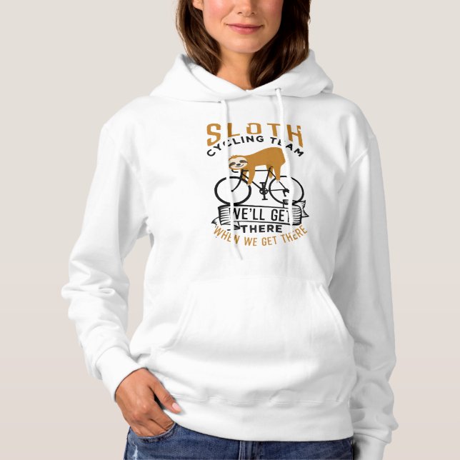 Sloth Cycling Team Hoodie (Vorderseite)
